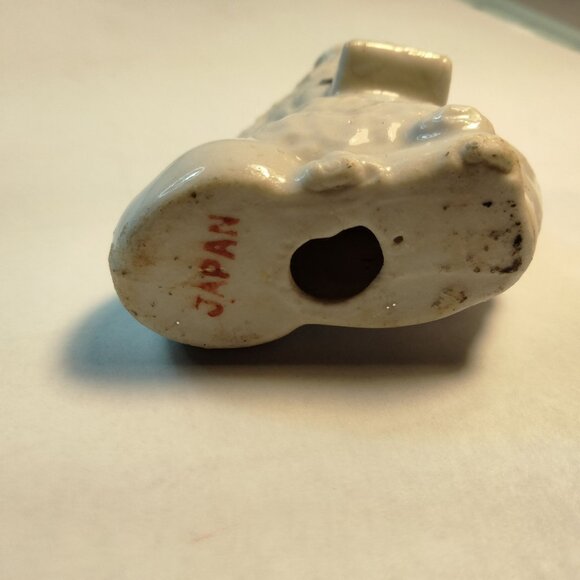 Vintage japan White Poodle Ceramic Figurine Ugly MCM - Picture 7 of 9